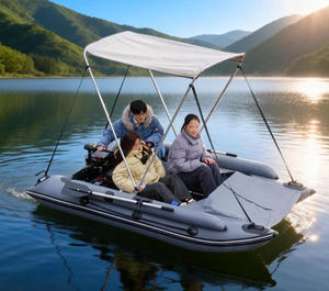 Catamarán Inflable Directo de Fábrica para Pesca, Tamaño y Color Personalizados, OEM ODM - Product Image 1