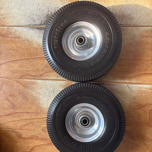 Nuevo Neumático 10x3.50-4 para Carretilla, Volquete, Carro, Vagón, con Rueda de Espuma de Poliuretano, Rueda Neumática de Goma - Product Image 2