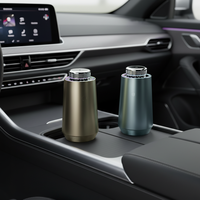 Diffuseur de parfum pour voiture en alliage d'aluminium, nouveau design, entièrement métallique, commande intelligente par application, désodorisant pour voiture, vente en gros usine