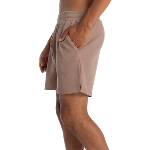 Pantalones Cortos de Verano para Hombre, Tejido Waffle, Holgados, con Logotipo Bordado Personalizado, Pantalones Cortos Deportivos Casuales para Hombre, Venta al por Mayor - Product Image 2