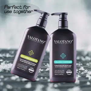VALATANO özel etiket argan yağı saç bakım seti şampuan kremi biotin kollajen şampuan regrow serum