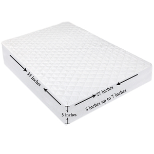 <span class=keywords><strong>De</strong></span> algodón acolchado bebé colchón <span class=keywords><strong>de</strong></span> chinches Protector a prueba <span class=keywords><strong>impermeable</strong></span> colchón <span class=keywords><strong>de</strong></span> la <span class=keywords><strong>cuna</strong></span> cubierta <span class=keywords><strong>de</strong></span> blanco - Product Image 5