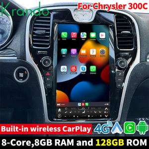 13.6 ''tesla phong cách đài phát thanh xe <span class=keywords><strong>Navigation</strong></span> cho <span class=keywords><strong>Chrysler</strong></span> <span class=keywords><strong>300C</strong></span> 2011-2023 autoradio đa phương tiện DVD Player không dây Carplay DSP 4 gam <span class=keywords><strong>GPS</strong></span> - Product Image 2