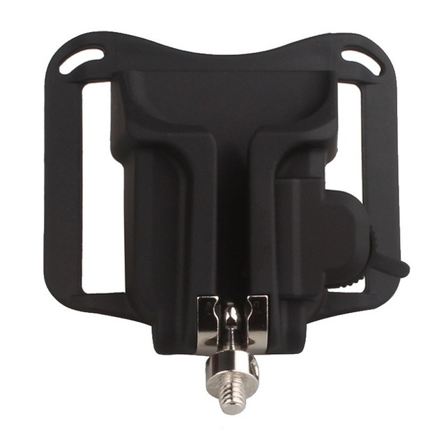 Kaliou L063/L064 High Quality Durable ABS Plastic Black Portable Camera Waist Belt Buckle Button Mount Clip for DSLR Camera
