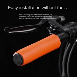 Ensemble de poignées en silicone pour vélos de route - Nouveau matériau en silicone avec éponge douce Prix - Product Image 3
