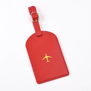 Étiquette de bagage personnalisée en cuir PU de luxe avec marquage à chaud <span class=keywords><strong>pour</strong></span> les voyages en <span class=keywords><strong>avion</strong></span> - Conception de logo personnalisé - Product Image 5
