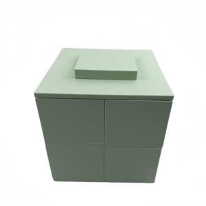 Boîte de présentation de bijoux moderne carrée rotative AURORA, prix d'usine, couleur personnalisée, double couche, pour collier, bague, bracelet - Product Image 5