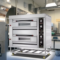 Four à pain électrique industriel à 2 étages et 4 plateaux, haute productivité, état neuf, pour boulangerie et moulin à farine