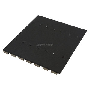 Panneaux acoustiques en bois plaqué bois à lattes 60x60cm écologiques style européen et <span class=keywords><strong>américain</strong></span> pour auditorium, hôtel, <span class=keywords><strong>studio</strong></span>, mur et plafond - Product Image 5