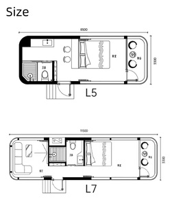 Casa Móvil de Acero, Contenedor, <span class=keywords><strong>Colombia</strong></span>, Casa Prefabricada de 6 Dormitorios - Product Image 3