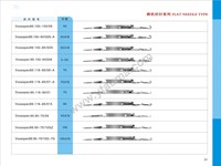 Machine à tricoter plate Shima Seiki SVR, SIR, SSR Guide de fil Spacer Sinkers NKN0030 & NKN0031