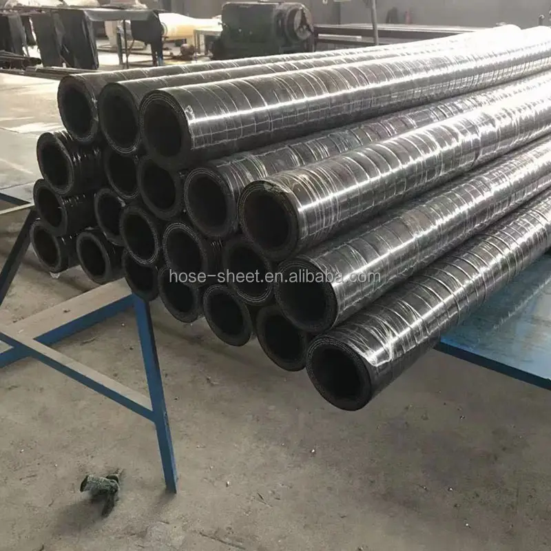 Abrasive resistant extrude natural rubber made mortar pump hose for achitechive
