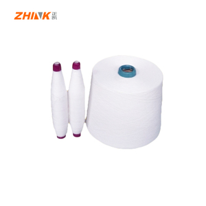 Fil compact ZHINK de haute qualité 100 % Lyocell (<span class=keywords><strong>G100</strong></span>) Ne50/1 Siro, anti-bactérien et écologique, pour le tissage/le tricotage, motif brut - Product Image 1