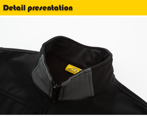 Gilet Softshell pour homme en polyester et coton, séchage rapide et respirant, pour le travail en extérieur/broderie - Product Image 4