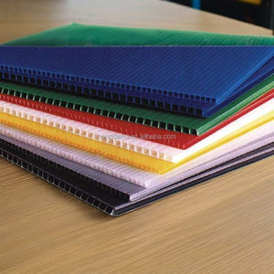 Panneau publicitaire ondulé en PP 2-12MM Feuille <span class=keywords><strong>plastique</strong></span> blanche Plaque <span class=keywords><strong>plastique</strong></span> grise <span class=keywords><strong>creuse</strong></span> 4ft X 8ft Corflute Coroplast Board - Product Image 2