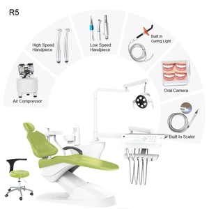 Equipo de Atención Dental Hospitalaria, Unidad Dental Integral, Silla Dental Multifuncional para Consultorio, Juego Completo - Product Image 1