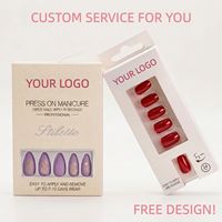 Faux ongles press-on effet œil de chat brun foncé ombré, forme amande brillante avec effet magnétique, réutilisables, couvrance totale