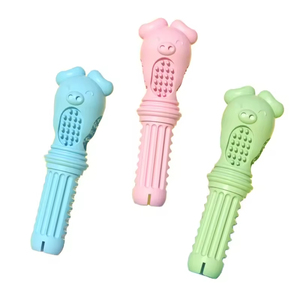 ของเล่นกัดแทะสำหรับลูกสุนัข ทนทานต่อการกัด ช่วยขัดฟัน ทำจากยาง TPR นุ่ม ของเล่นแท่งยางสำหรับเคี้ยว - Product Image 1