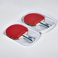 Raquette de tennis de table en bois pur Kuangfeng professionnel 5 étoiles avec batte de ping-pong à vitesse avancée pour l'entraînement des joueurs
