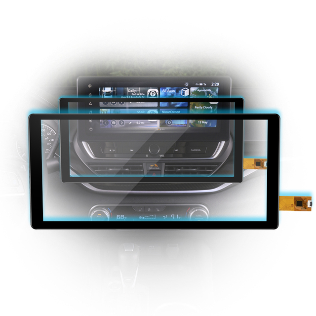 Car Stereo 10.36 inch Touchscreen Panel Waterproof Capacitive Touch Overlay Kit PCAP Touch Panel For Truck/Van/Trailer
