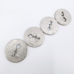 Moneda de Marca, Flaming Coin Prophecy, Accesorios de Magia con Monedas de Close-up KingMagic, Técnicas y para Espectáculos de Talento - Product Image 1