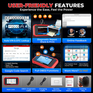 <span class=keywords><strong>LAUNCH</strong></span> <span class=keywords><strong>CRP</strong></span> <span class=keywords><strong>129E</strong></span> V3.0 Escáner de Diagnóstico OBD2 para Autos, Compatible con Funciones de Reinicio de Motor/ABS/SRS/Frenos/Aceite/SAS/ETS/TMPS - Product Image 6