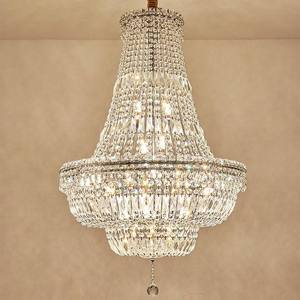 Iluminación de celo Villa de lujo Hotel lámpara colgante montaje empotrado techo K9 candelabros de cristal para bodas - Product Image 1