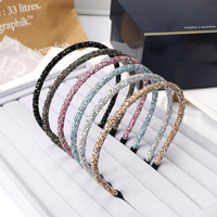 Accessoires de cheveux tendance 2020, bandeaux en cristal scintillant, bandeaux pour femmes, bijoux pour la tête, bandeaux pour cheveux conçus