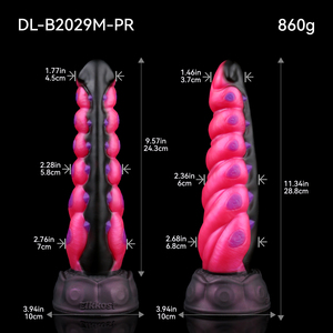 YOCY Dildo de cuentas anales de fantasía de 11.34'' con ventosa, gran plug anal, masajeador de clítoris y próstata, masturbador de punto G, juguetes sexuales para adultos OEM - Product Image 2