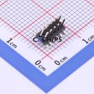 KH-1.27PH180-2X6P-L7.2-SMT Pin Header SMD,P=1.27mm Connector 2x6P 1.27mm Double Row 12P - Product Image 1