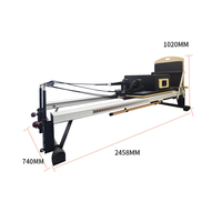 Machine de Pilates Reformer réglable avec tour pour accessoires de Pilates professionnels et entraînement en studio