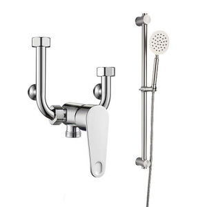 Stainless Steel U-Shaped Mixing Valve For <b>Shower</b> With Single Handle Hot Cold Water Control 304 Material - Product Image 2