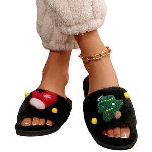 Nouvelles pantoufles en TPR, pantoufles de Noël, pantoufles en peluche, pantoufles pour femmes, pantoufles tendance, prix de gros - Product Image 5