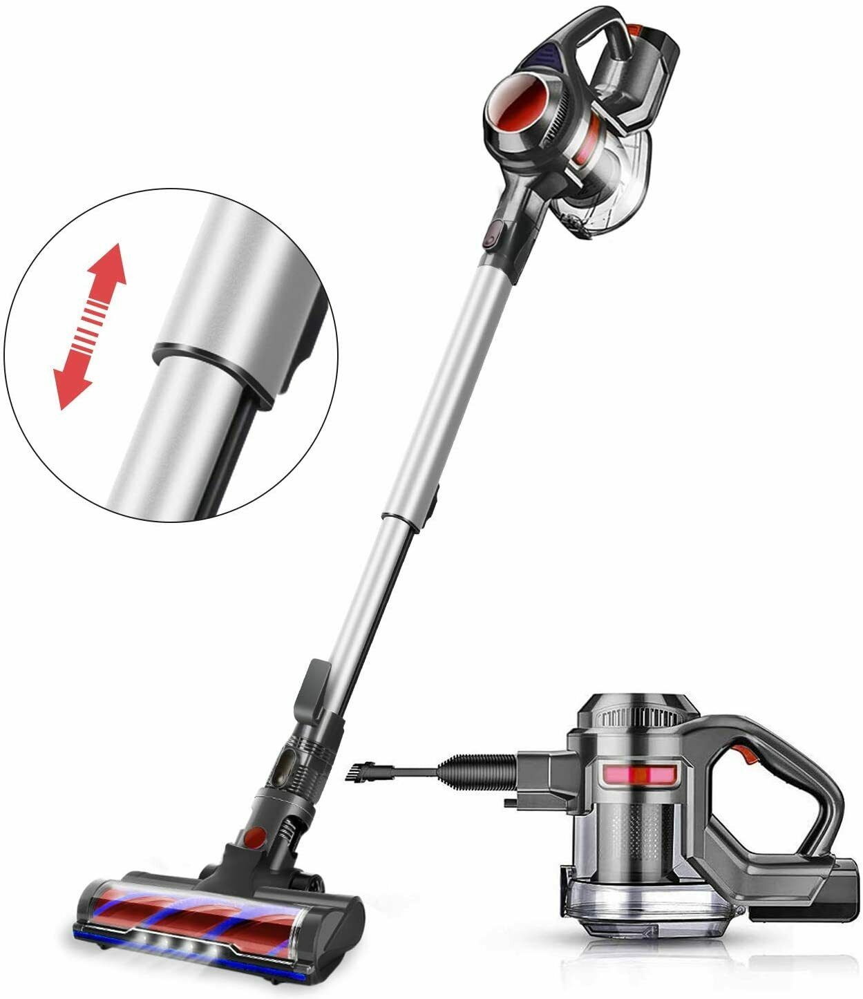 Upright Dry Handheld Vacuum Cleaner 