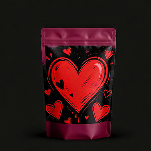 Digital Printed Smell Proof Resealable Stand Pouches Matte <b>Window</b> <b>Foil</b> Food Grade Custom Brand 3.5-gram Polyester Film Bag - Product Image 3