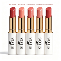 Rouge à lèvres mat velours SILOS 10g - Formule végétale tendance longue tenue et nourrissante fini naturel Marque privée