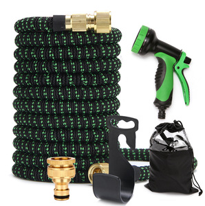 Manguera de Jardín de Goma Mágica Extensible Automáticamente de 25 a 100 Pies, Función de Rociado de Agua, Pistola de Agua, Lavado de Autos, Ligera - Product Image 3