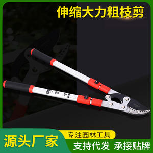 Cisailles de taille télescopiques Mountain Wisteria, lame de 100 mm en acier SK-5, structure papillon, pour jardinage et aménagement paysager - Product Image 2