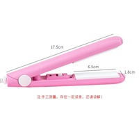 La dernière version du fer à lisser multifonctionnel à succès, étiquette personnalisée, mini lisseur de cheveux portable