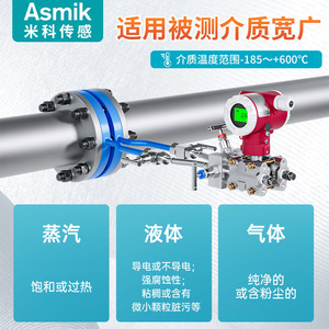 เครื่องวัดอัตราการไหลแบบแผ่นออริฟิส Asmik ชนิดหน้าแปลนแบบดิฟเฟอเรนเชียลเพรสเชอร์ สำหรับแก๊สและของเหลว อุณหภูมิสูง แรงดันสูง ทำจากสแตนเลส - Product Image 4