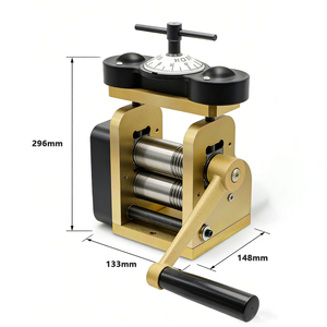 Laminoir à bijoux combiné Durston Basics 3:1 avec rapport de transmission 3:1, pour feuilles plates de 65 mm et façonnage de 9 fils - Product Image 6
