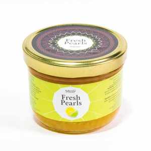 Buenos precios, perlas afrutadas de limón y lima sin gluten, tarro de vidrio de 365G, perlas de limón y lima con sabor a 12oz, venta al por mayor en España - Product Image 1