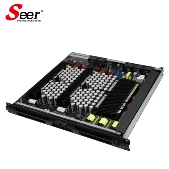 CA-2.1 Class D Digital Professional 2.1 Channel Push-Pull Post Amplifier 2U Rack Mount for Nightclub Subwoofer Stage Audio