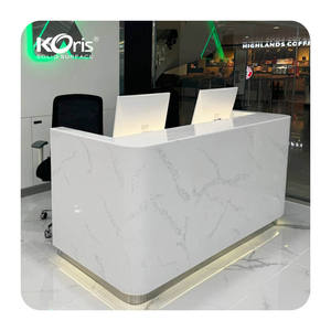 Koris Bureau de réception de beauté en marbre à surface solide pure et <span class=keywords><strong>composite</strong></span> à des prix abordables - Product Image 4