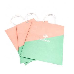 Sac en papier promotionnel imprimé avec logo personnalisé, prix d'usine - Product Image 2