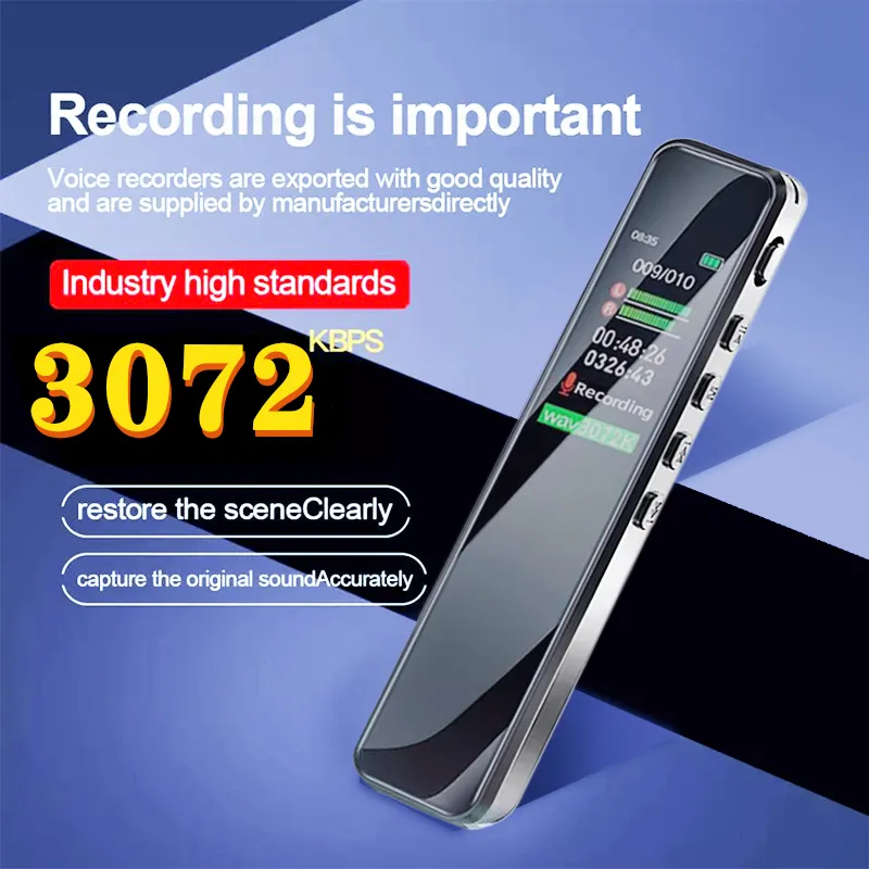 2022 New Mini 8GB 16GB Recording Pen Digital Voice Recorder