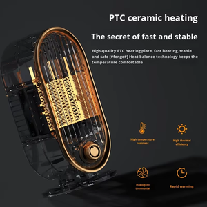 Mini Calefactor Eléctrico <span class=keywords><strong>PTC</strong></span> de Escritorio, Doble Potencia, Inclinable, con Protección Contra Sobrecalentamiento, Calentamiento Rápido y Multifuncional - Product Image 2