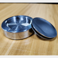Boîte à snus personnalisée en acier inoxydable, finition brossée, durable, sans soudure, en métal, type Z YN