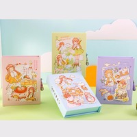 Carnets personnalisés en gros, style sucré, fabriqués par Souffle Factory, joli coffret cadeau souvenir, journal de voyage avec cadenas pour fille
