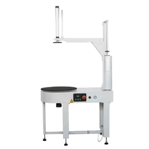 DBC800S Hochdruckplatte halbautomatische Paletten-Durchziehfilm-Einwickelmaschine Preis